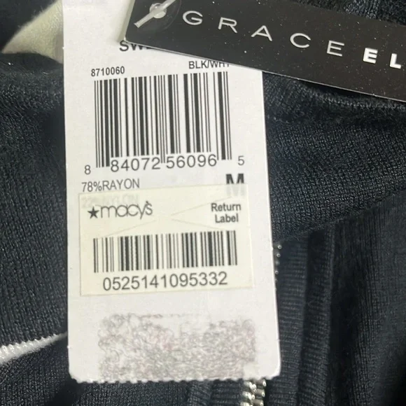 NWT Grace Elements sweater size M - Picture 5 of 7
